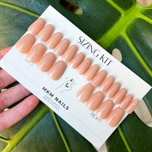 Load image into Gallery viewer, Single Color Press-On Nail Sizing Set (20 Nails)